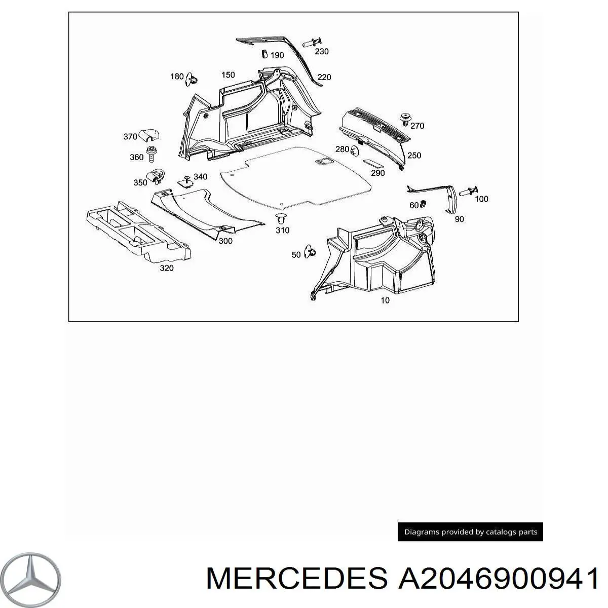 Купити A2046900941 Mercedes 