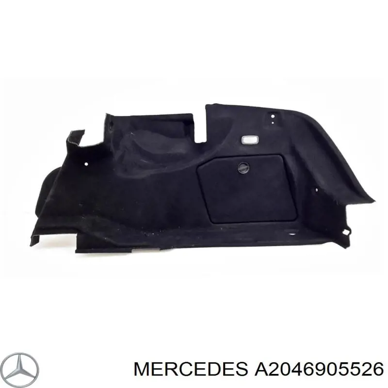 Купити A20469055269F08 Mercedes Облицювання багажного відсіку, праве