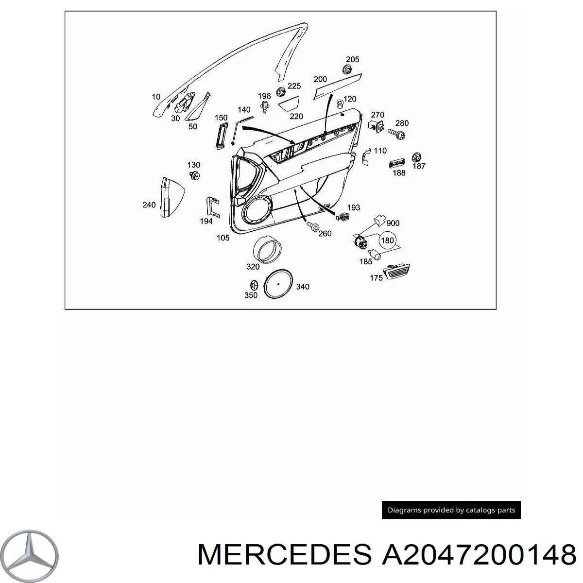  Mercedes A2047200148 ціна, від 5.17 USD