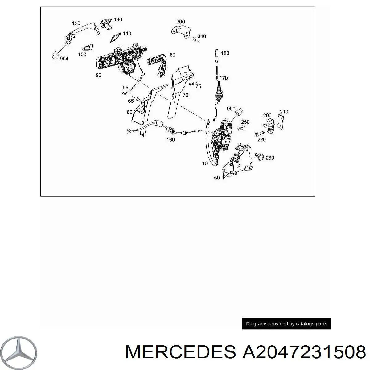 Купити A2047231508 Mercedes 