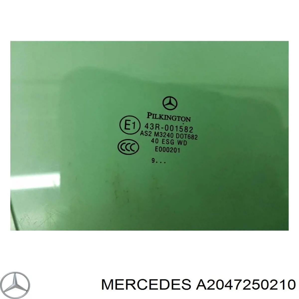 Скло передньої правої двері Mercedes A2047250210 ціна, від 28.12 USD