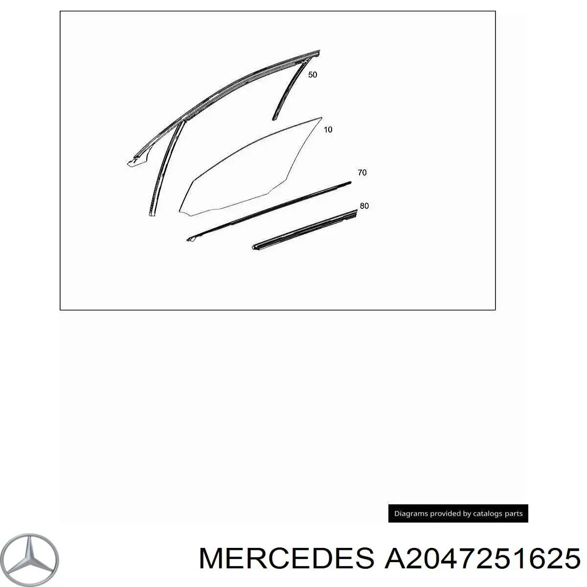  Mercedes A2047251625 ціна, від 0.28 USD
