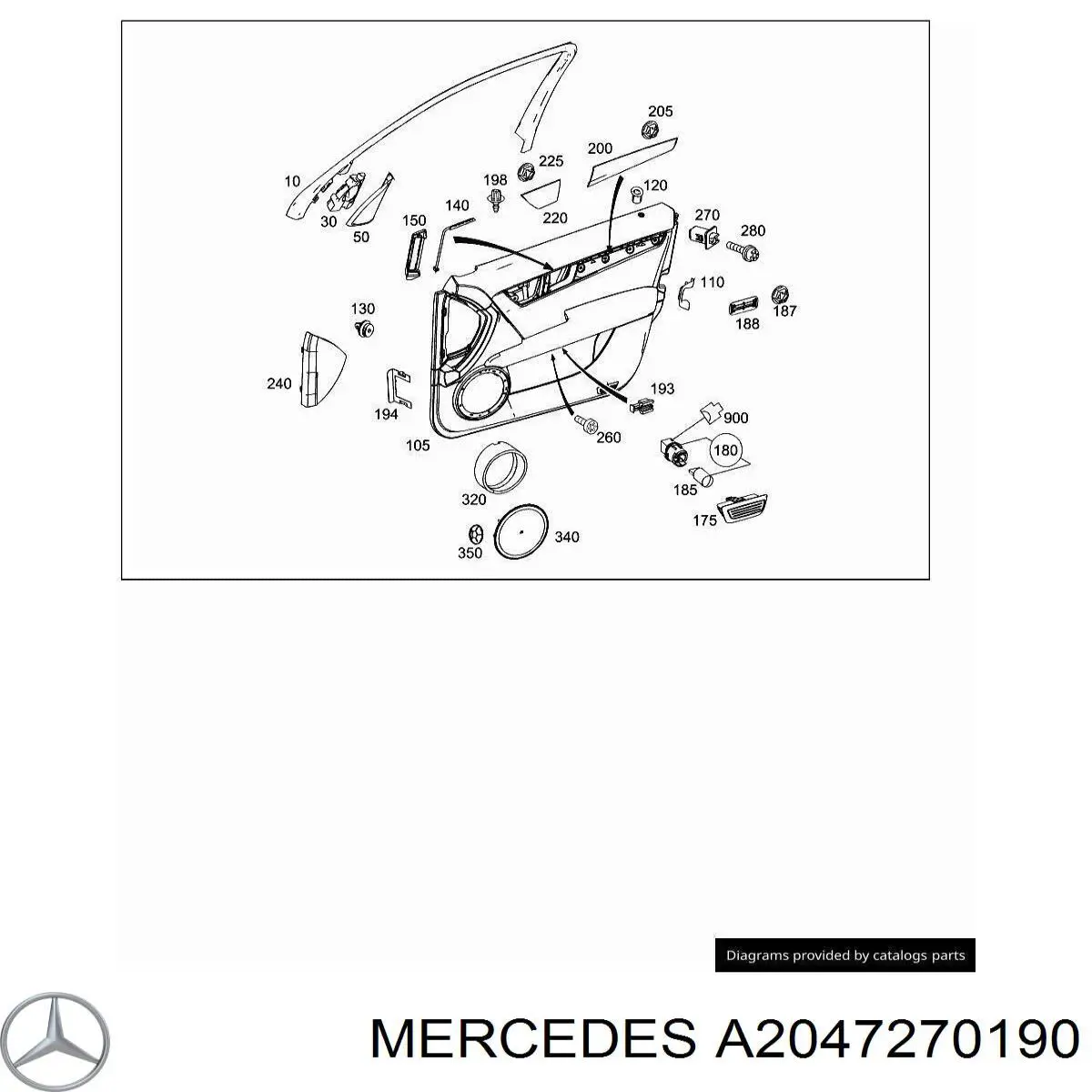 A2047270190 Mercedes 