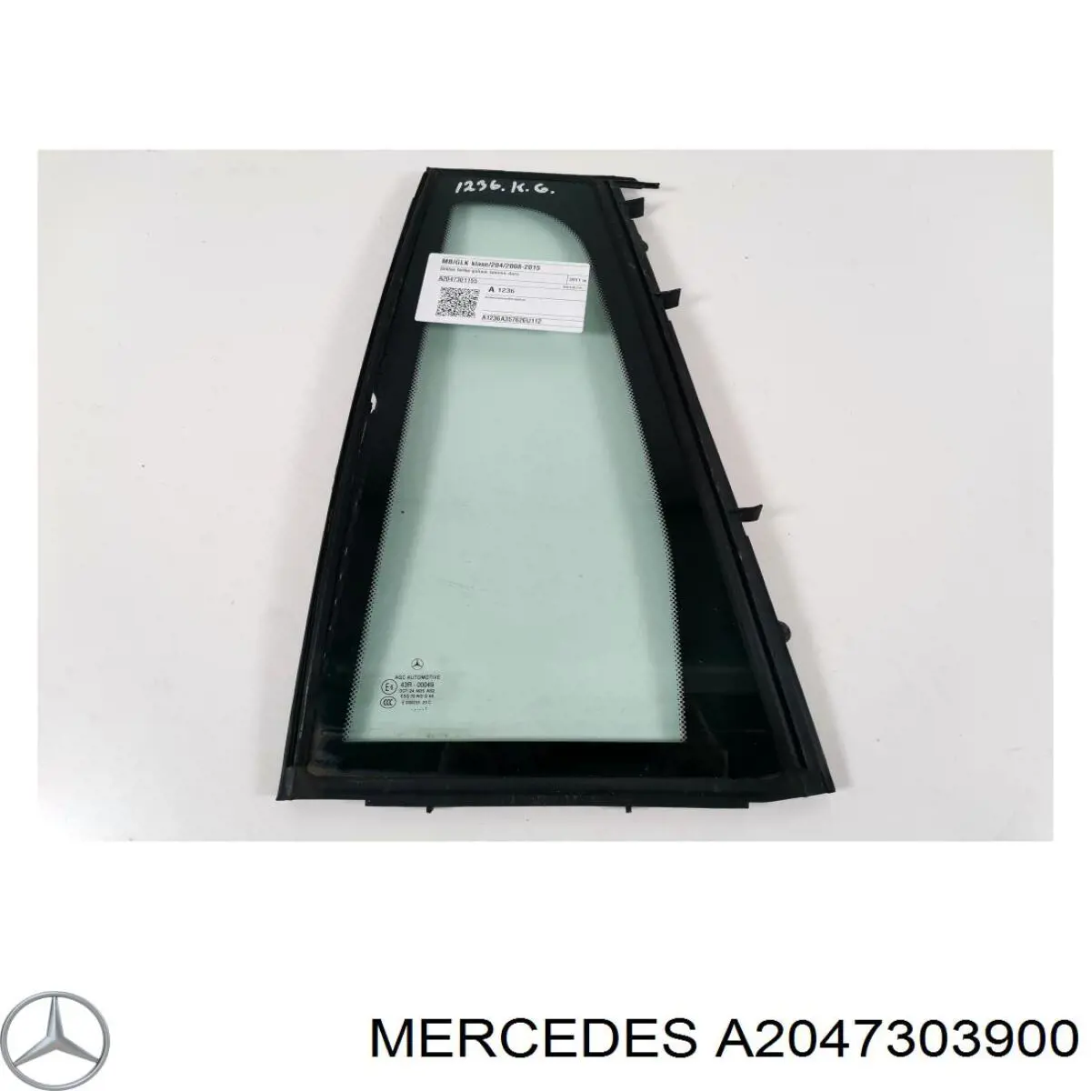 A2047303900 Mercedes Кватирка дверей трикутник, задньої, лівої