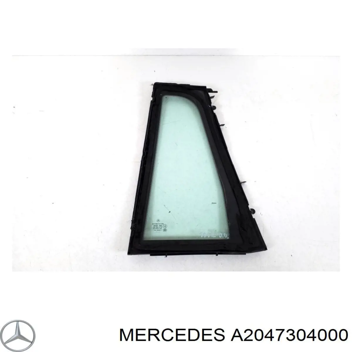 A2047304000 Mercedes Скло-кватирка двері, задній, правій