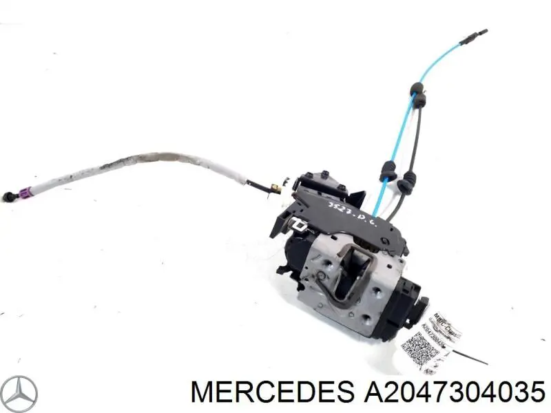 A2047304035 Mercedes Замок задніх дверей, правих