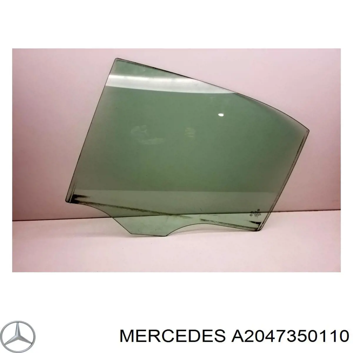 Купити A2047350110 Mercedes Скло задньої двері лівої