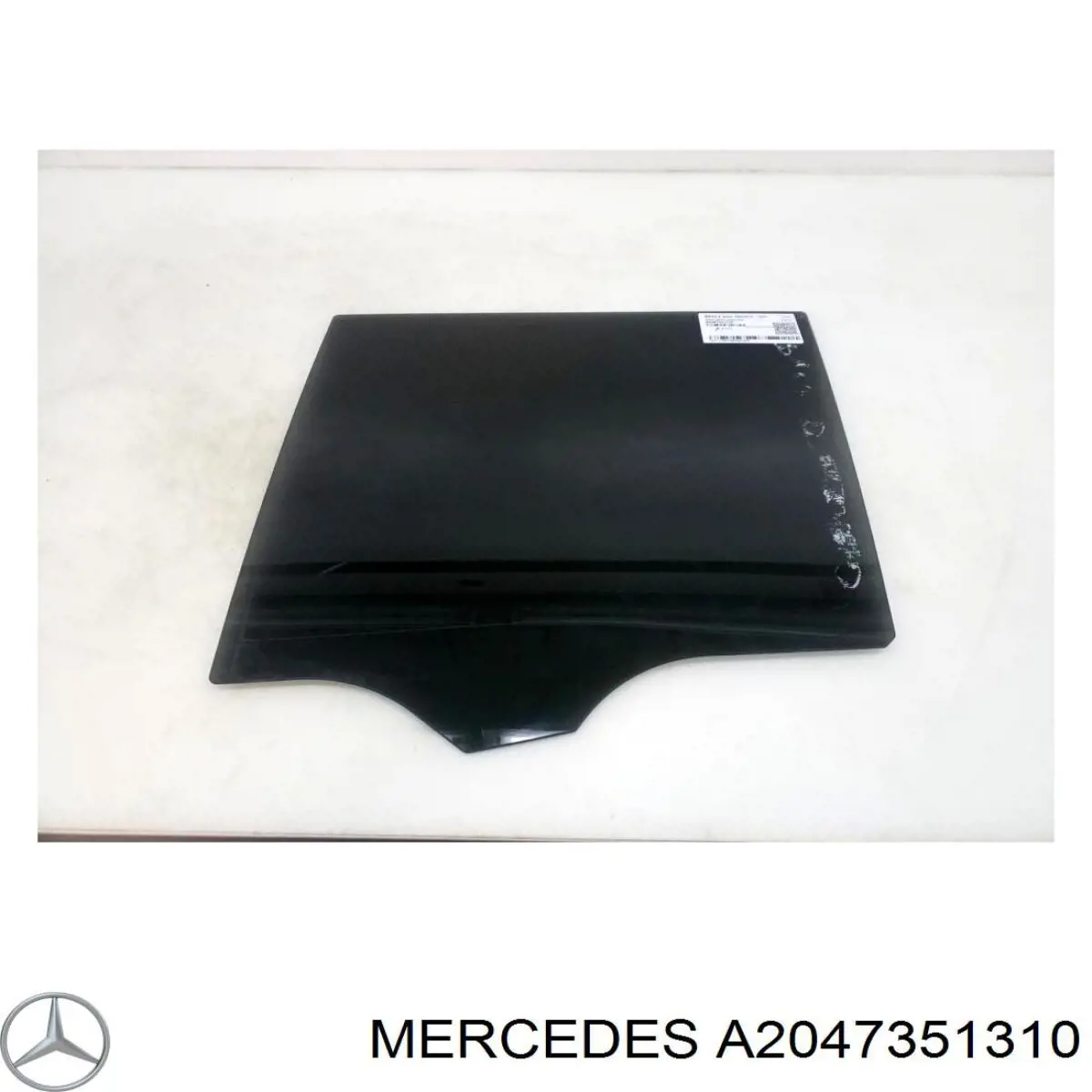 A2047351310 Mercedes Скло задніх дверей, лівих