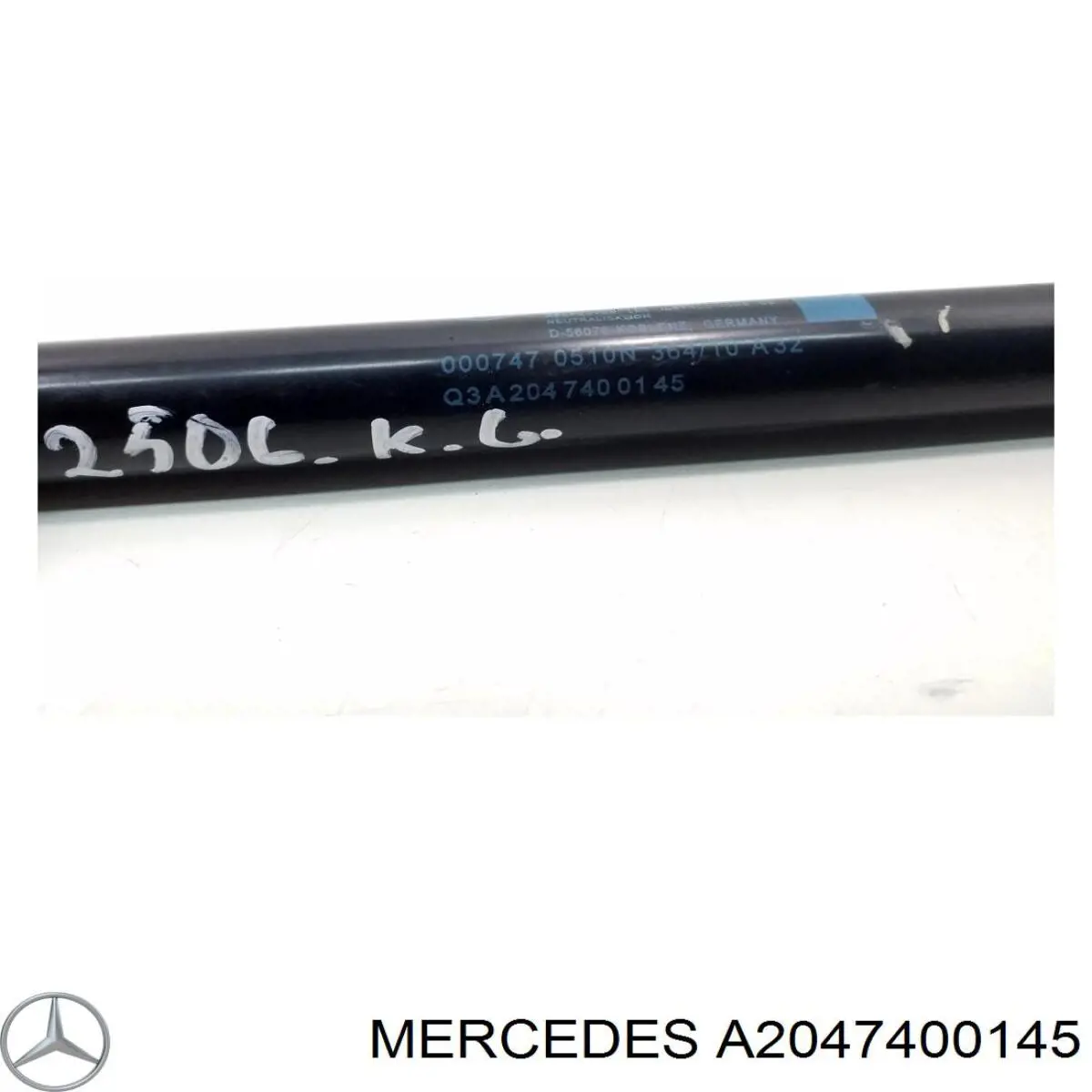 A2047400145 Mercedes Амортизатор кришки багажника / двері 3/5-ї задньої