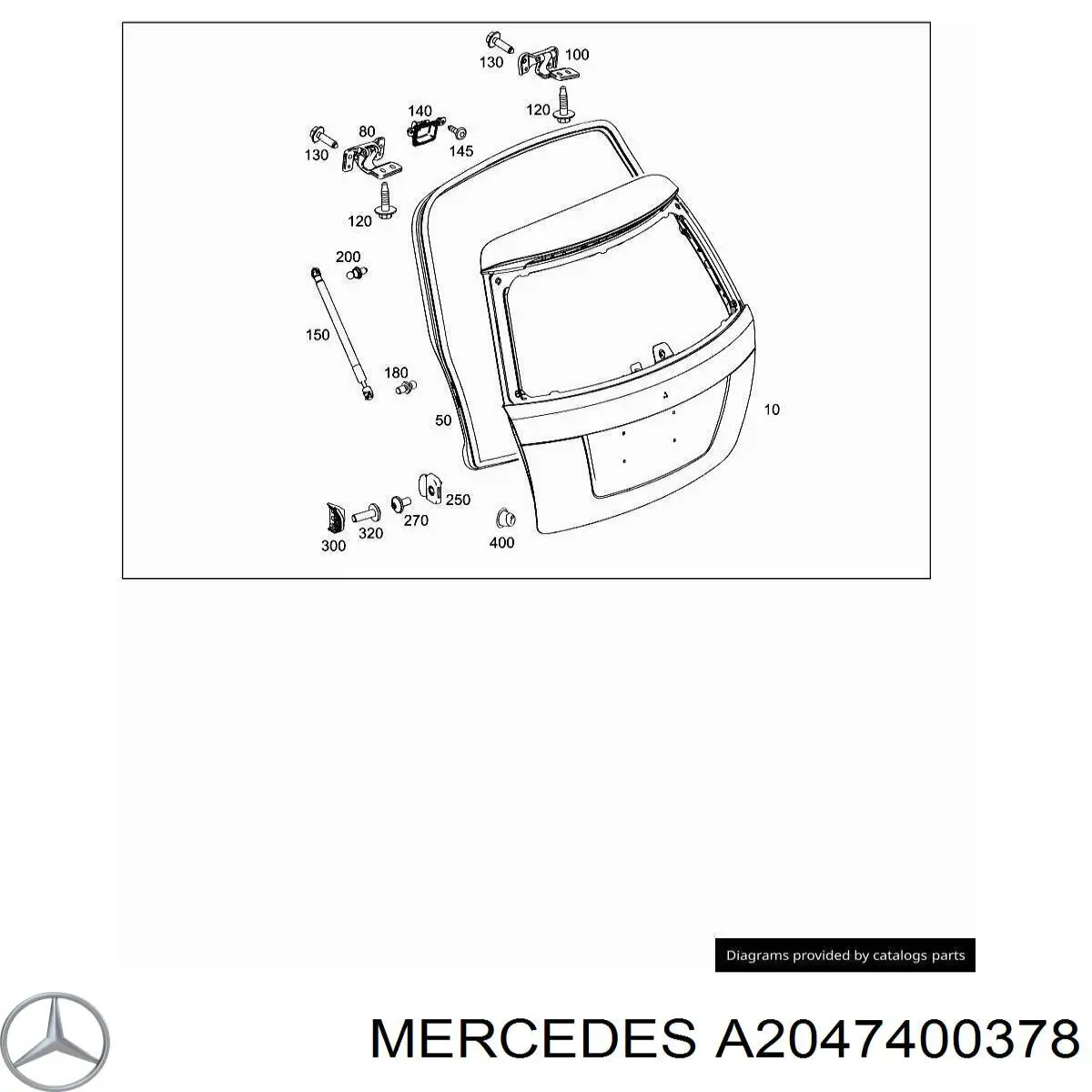  Mercedes A2047400378 ціна, від 38.01 USD