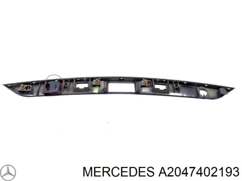 Накладка двері багажника Mercedes A2047402193 ціна, від 25.73 USD
