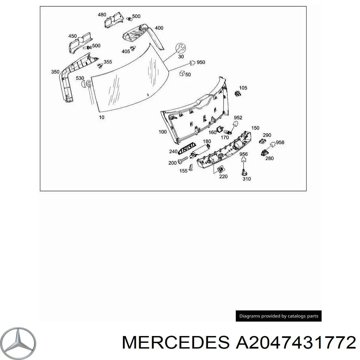 Купити A20474317729051 Mercedes 