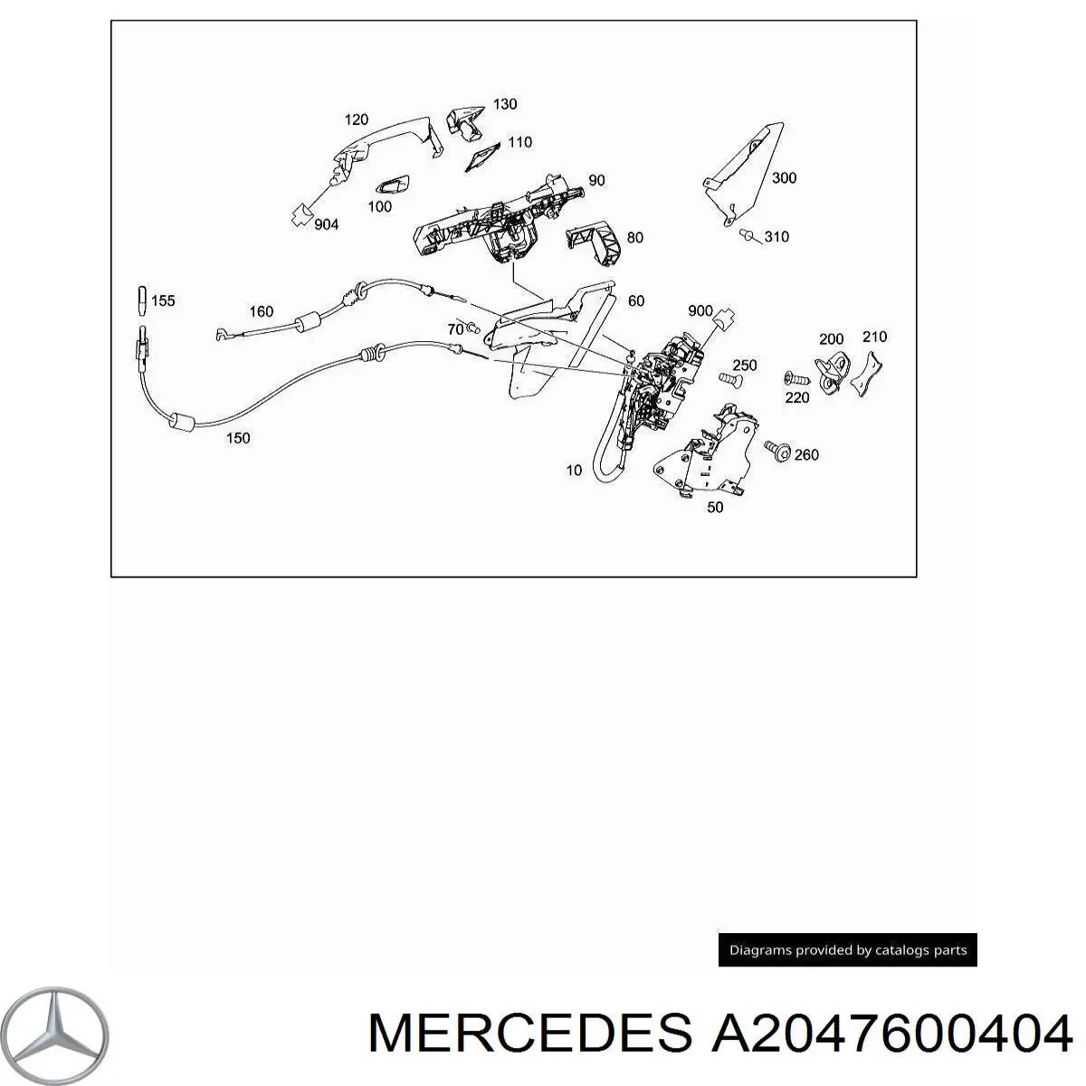 A2047600404 Mercedes 