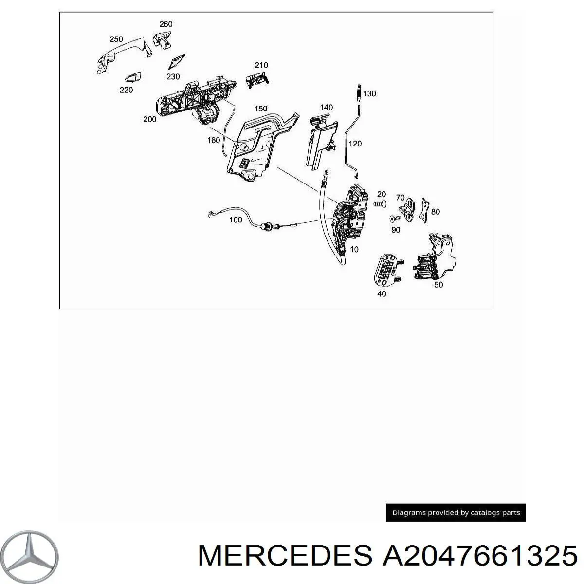  Mercedes A2047661325 ціна, від 11.29 USD