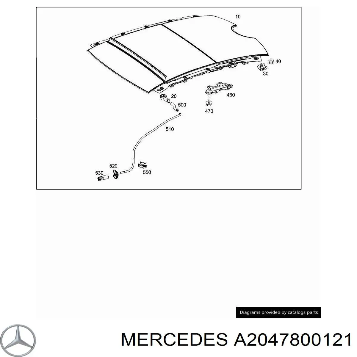 A2047800121 Mercedes 