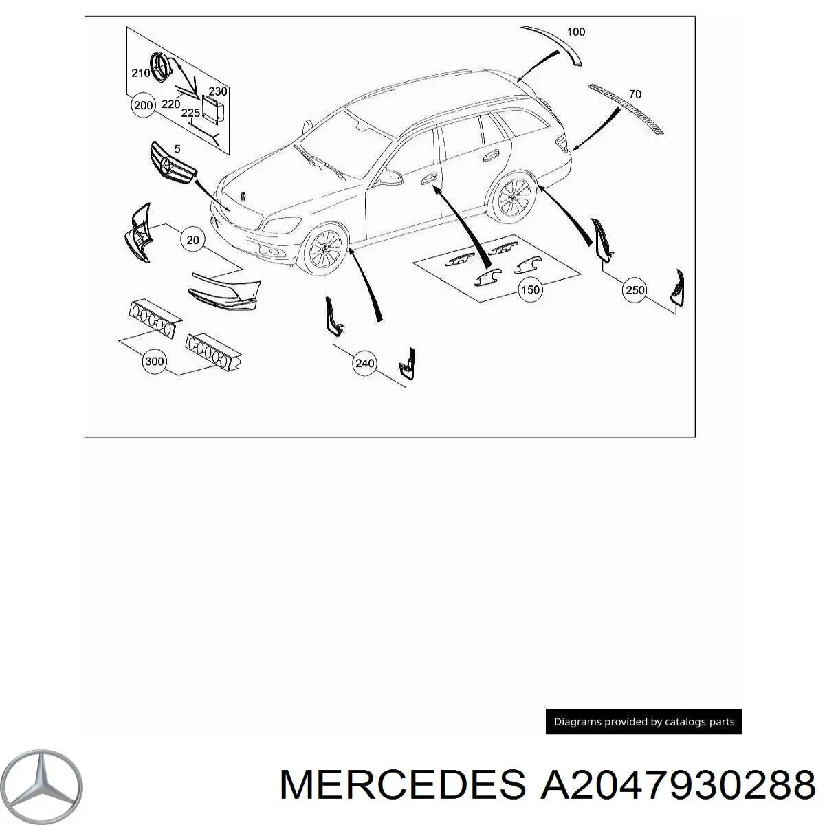 A2047930288 Mercedes 