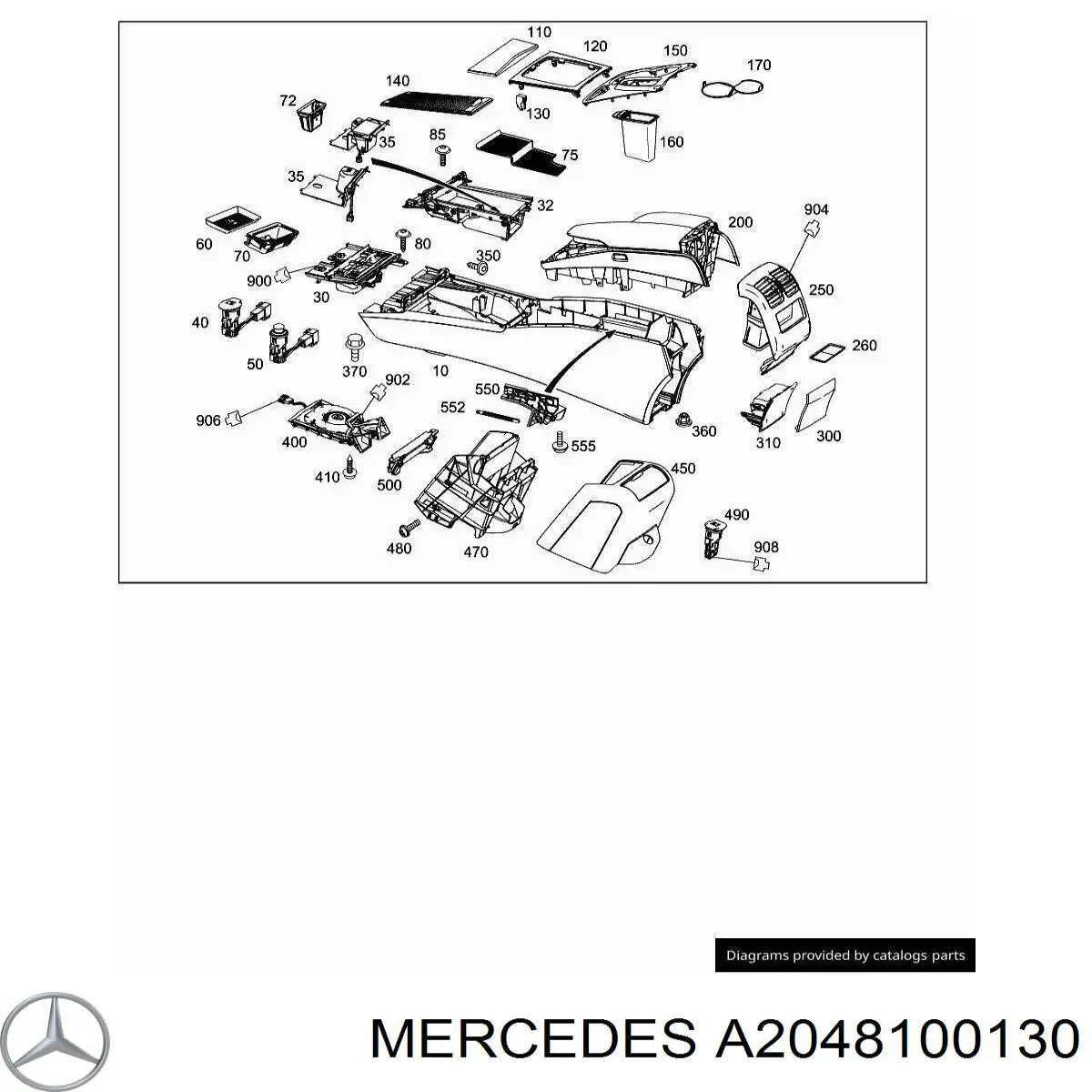 A2048100130 Mercedes 