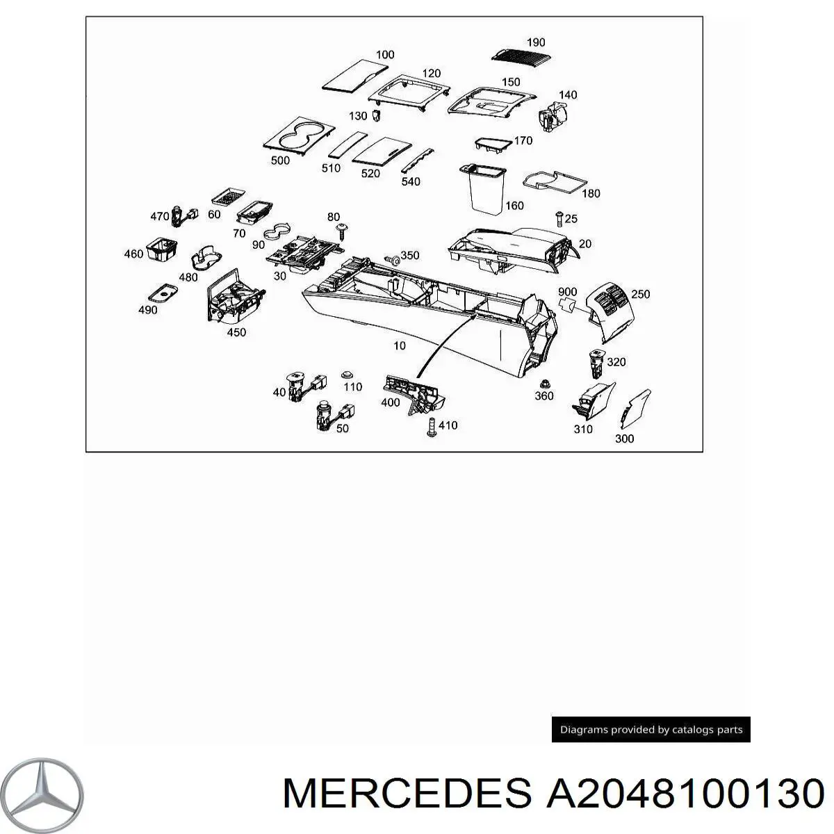 Купити A2048100130 Mercedes 