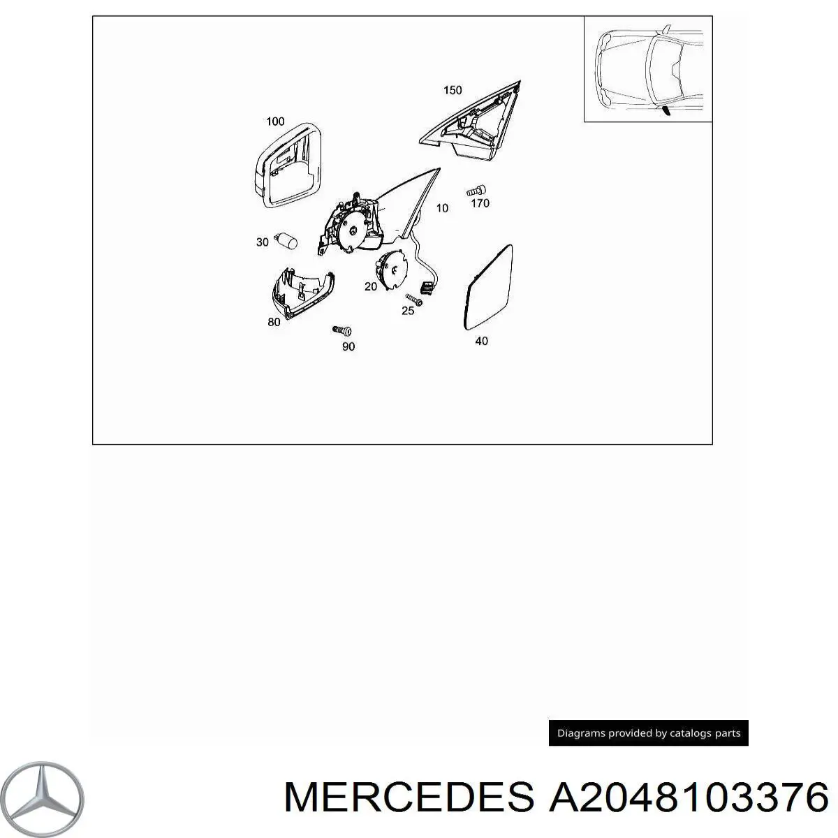 A2048103376 Mercedes 
