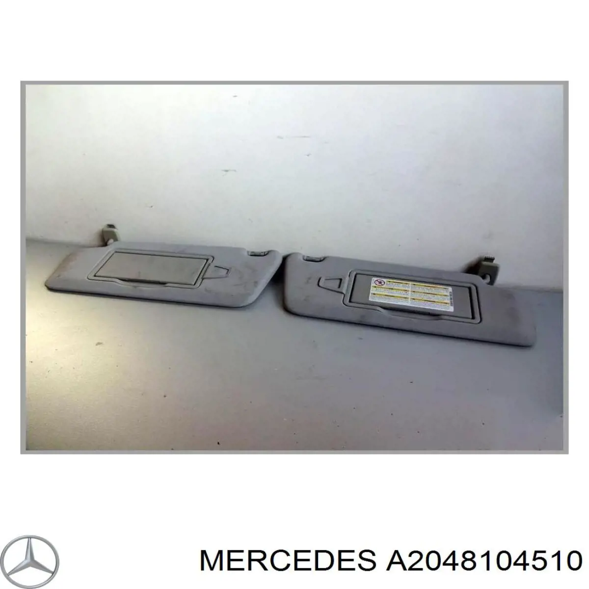 A2048104510 Mercedes Козирок протисонячний
