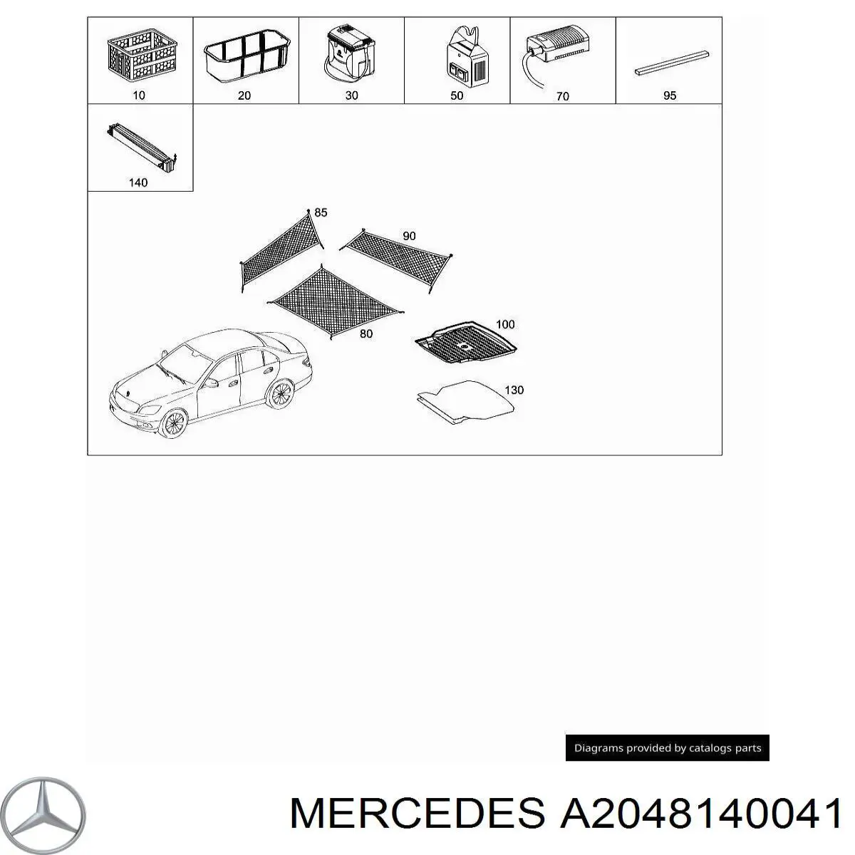 A2048140041 Mercedes 