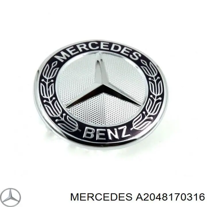 Купити A2048170316 Mercedes Емблема решітки радіатора