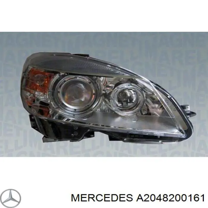 Купити A2048200561 Mercedes Основна фара в зборі ліва