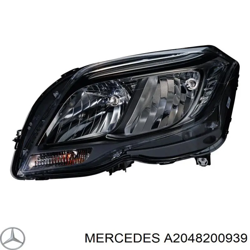 A2048200939 Mercedes Фара дальнього світла в зборі