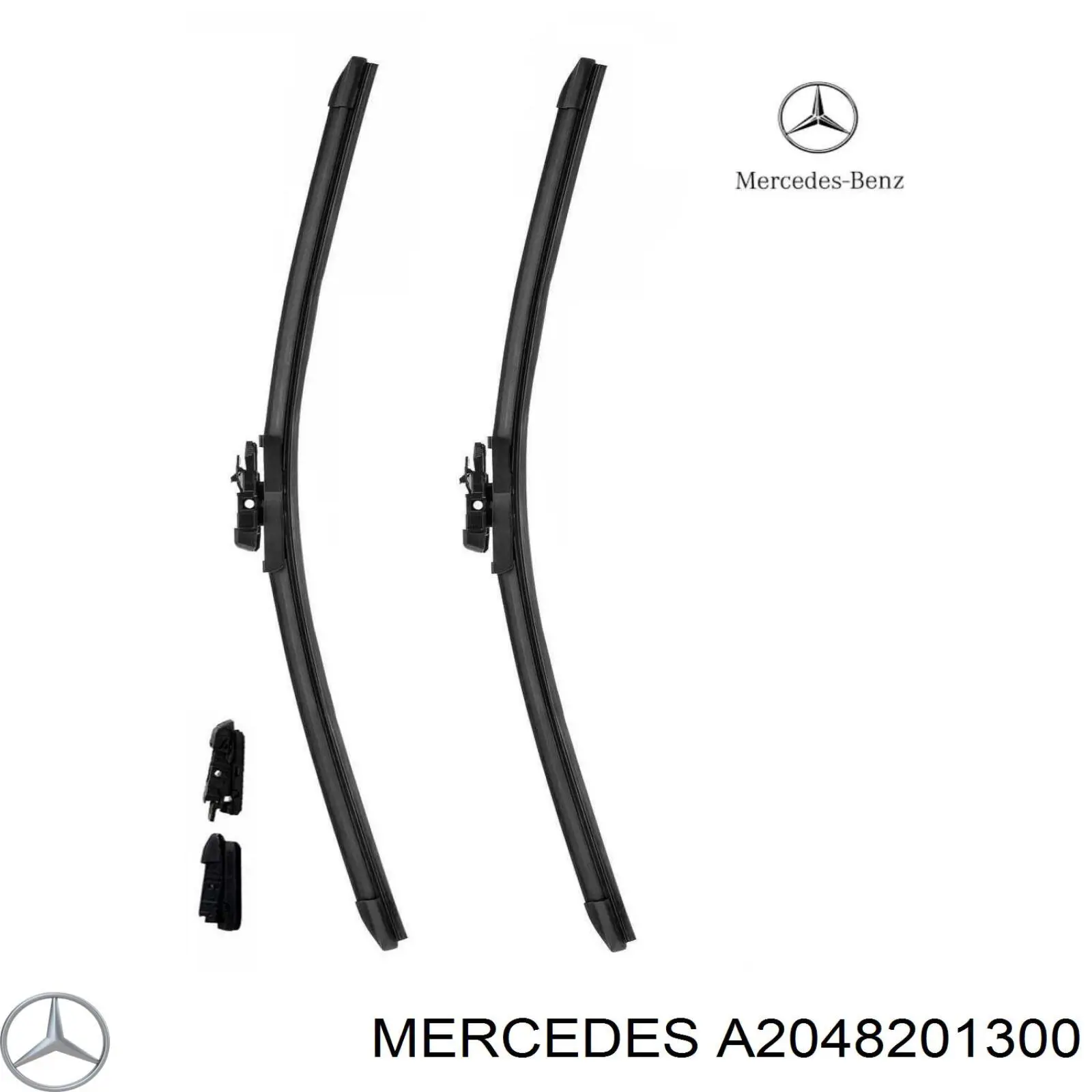 Щітка-двірник лобового скла, комплект з 2-х шт. Mercedes A2048201300 ціна, від 77.56 USD