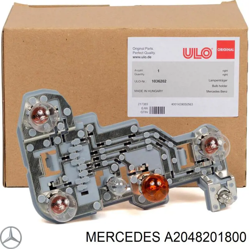 Плата заднього ліхтаря, контактна Mercedes A2048201800