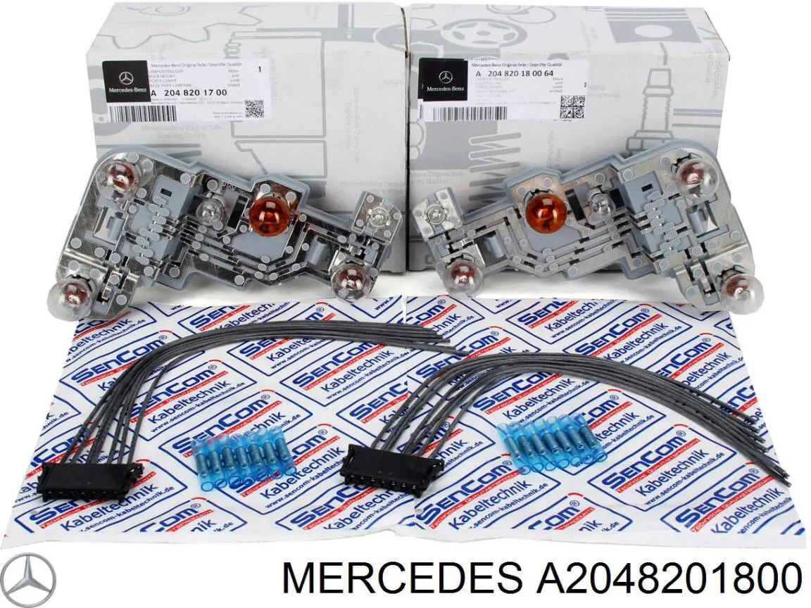 Плата заднього ліхтаря, контактна Mercedes A2048201800 ціна, від 62.43 USD