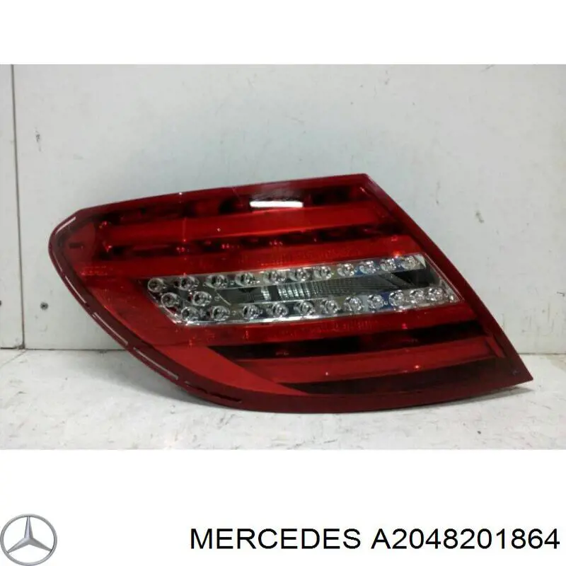 Купити A2048201864 Mercedes Лівий стоп