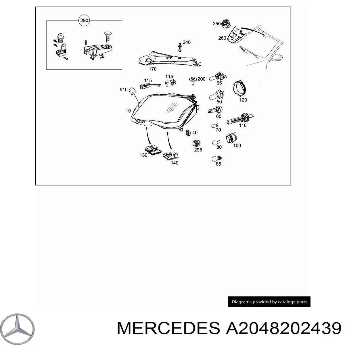 A2048202439 Mercedes 