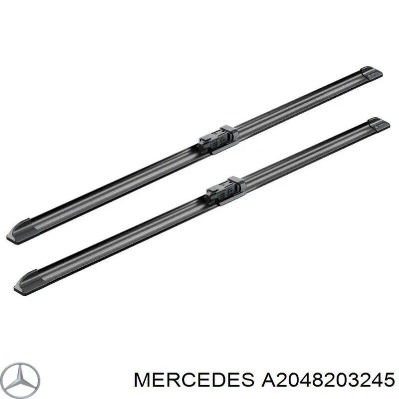 Щітка-двірник лобового скла, водійська Mercedes A2048203245 ціна, від 9.47 USD