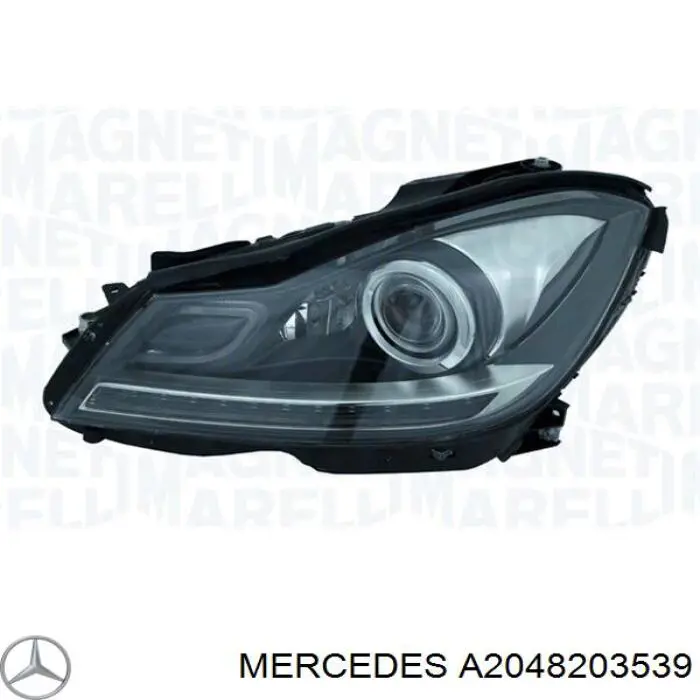 Фари Mercedes A2048203539 ціна, від 468.71 USD