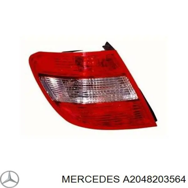 Ліхтар задній лівий Mercedes A204906910264 ціна, від 119.46 USD