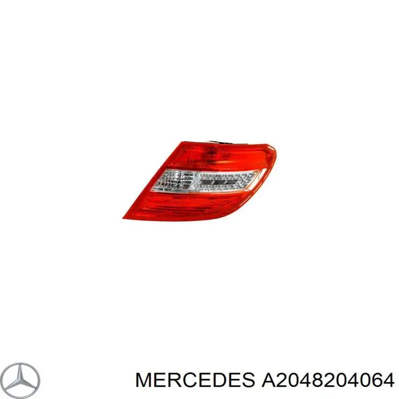 A2048204064 Mercedes Ліхтар задній правий