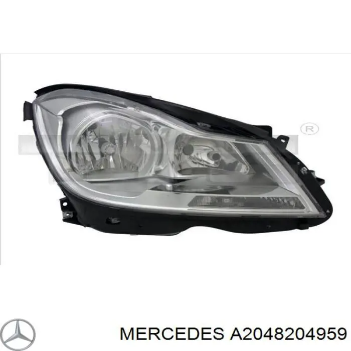 Фари Mercedes A2048204959 ціна, від 62.25 USD