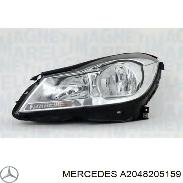 A2048205159 Mercedes Фара дальнього світла в зборі