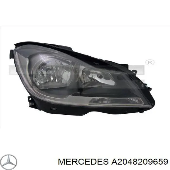 A2048209659 Mercedes Фара правая