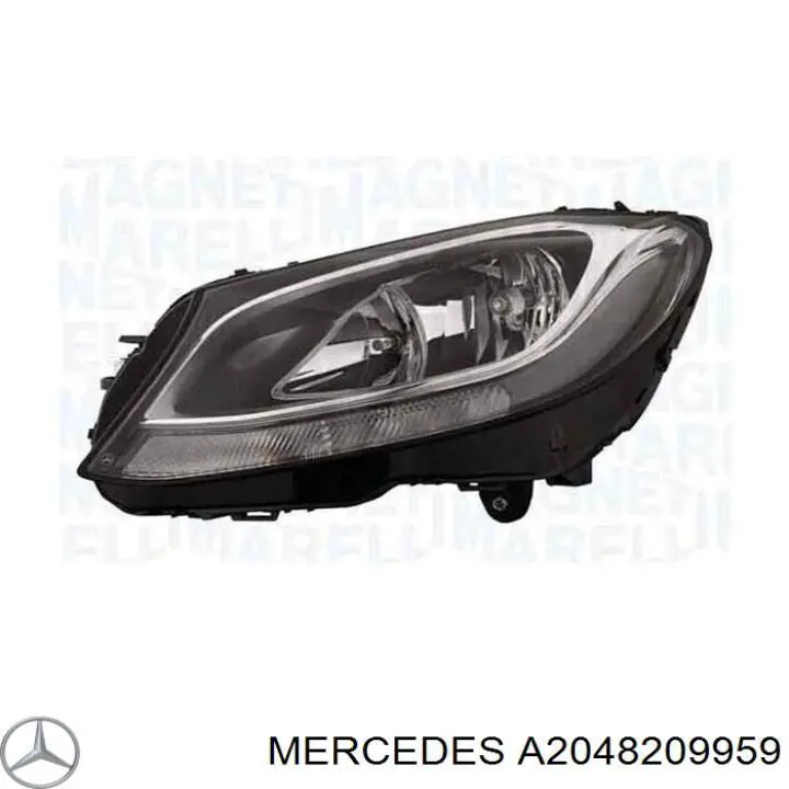 Фари Mercedes A2048209959 ціна, від 253.39 USD
