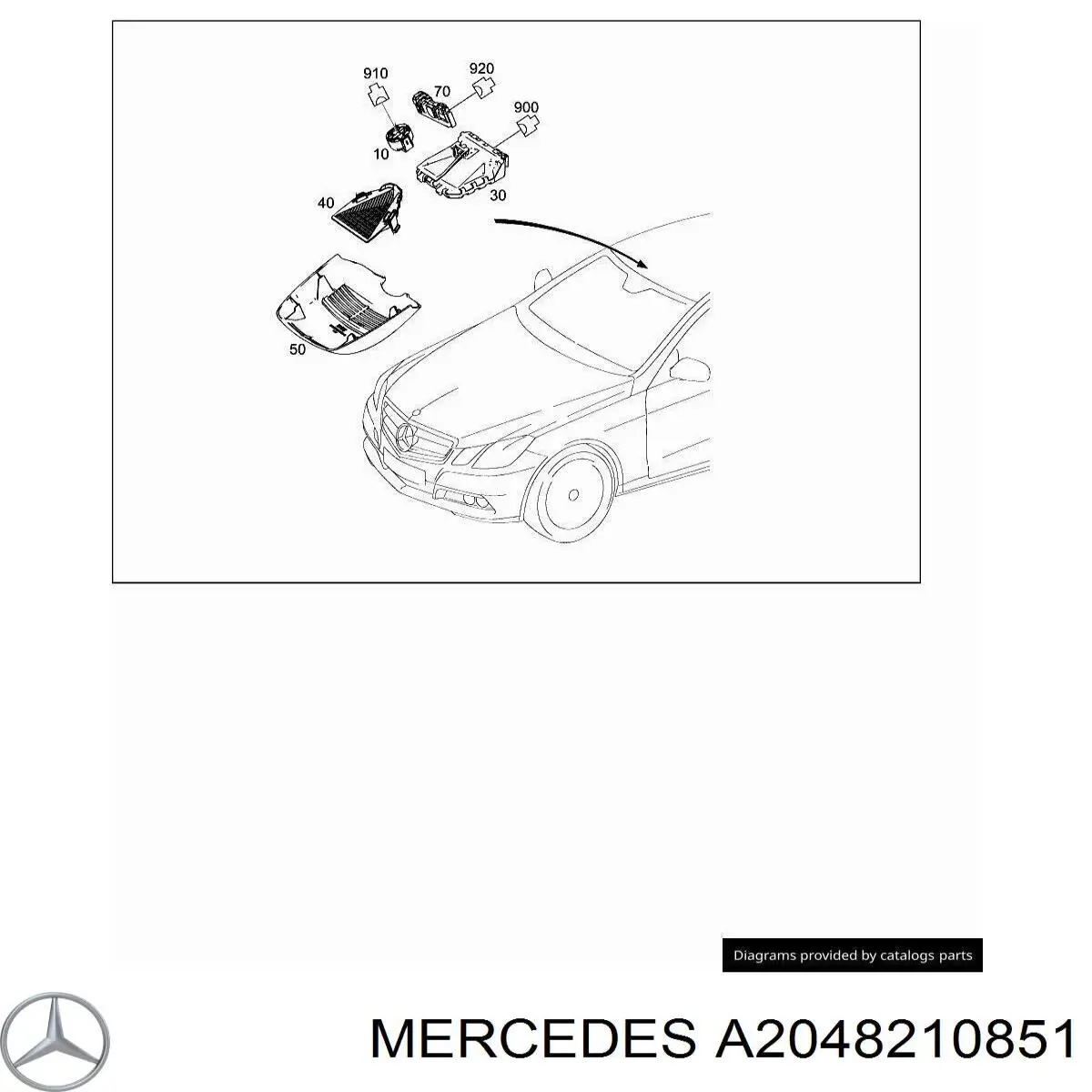 Датчик дощу Mercedes A2048210851 ціна, від 10.00 USD
