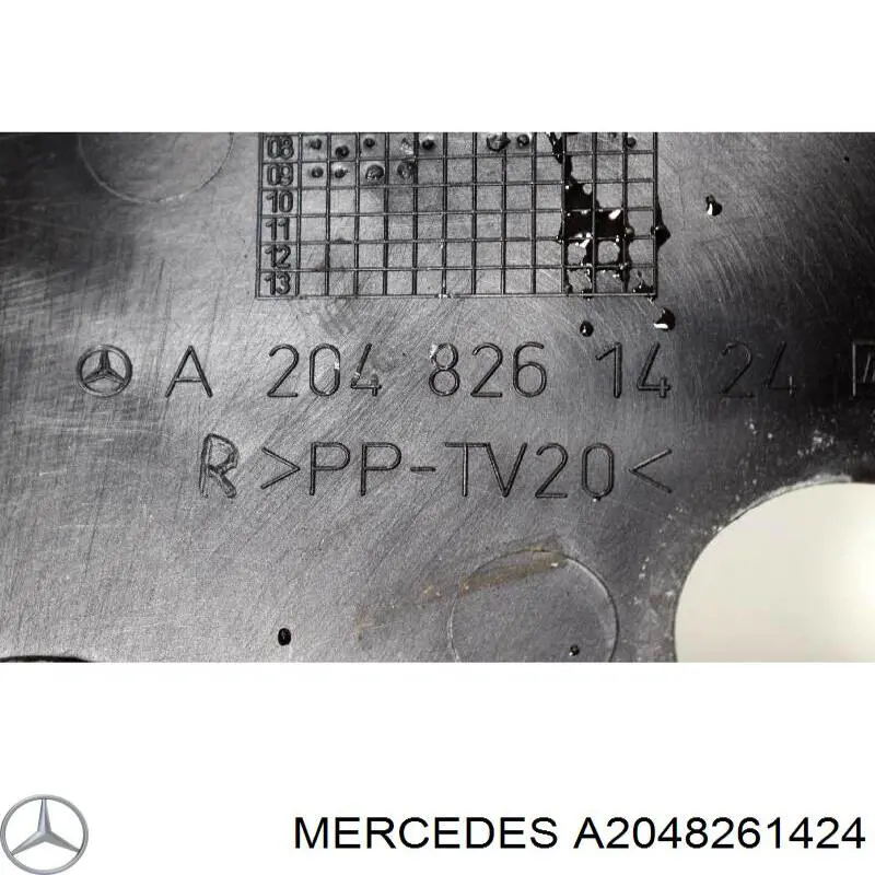 Купити A2048260224 Mercedes Кришка фари правої