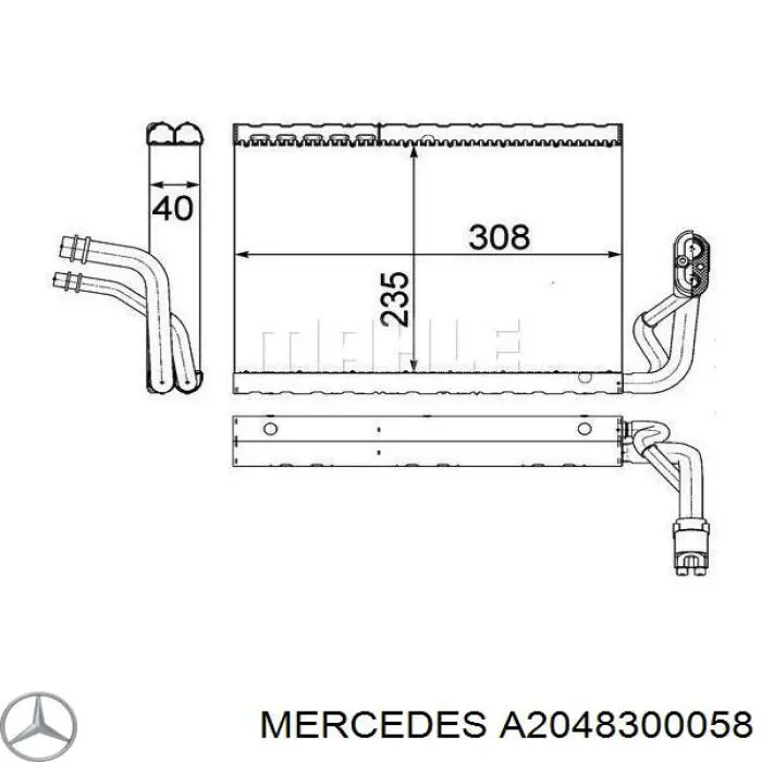 Випаровувач кондиціонера Kamoka 7770045 ціна, від 44.34 USD