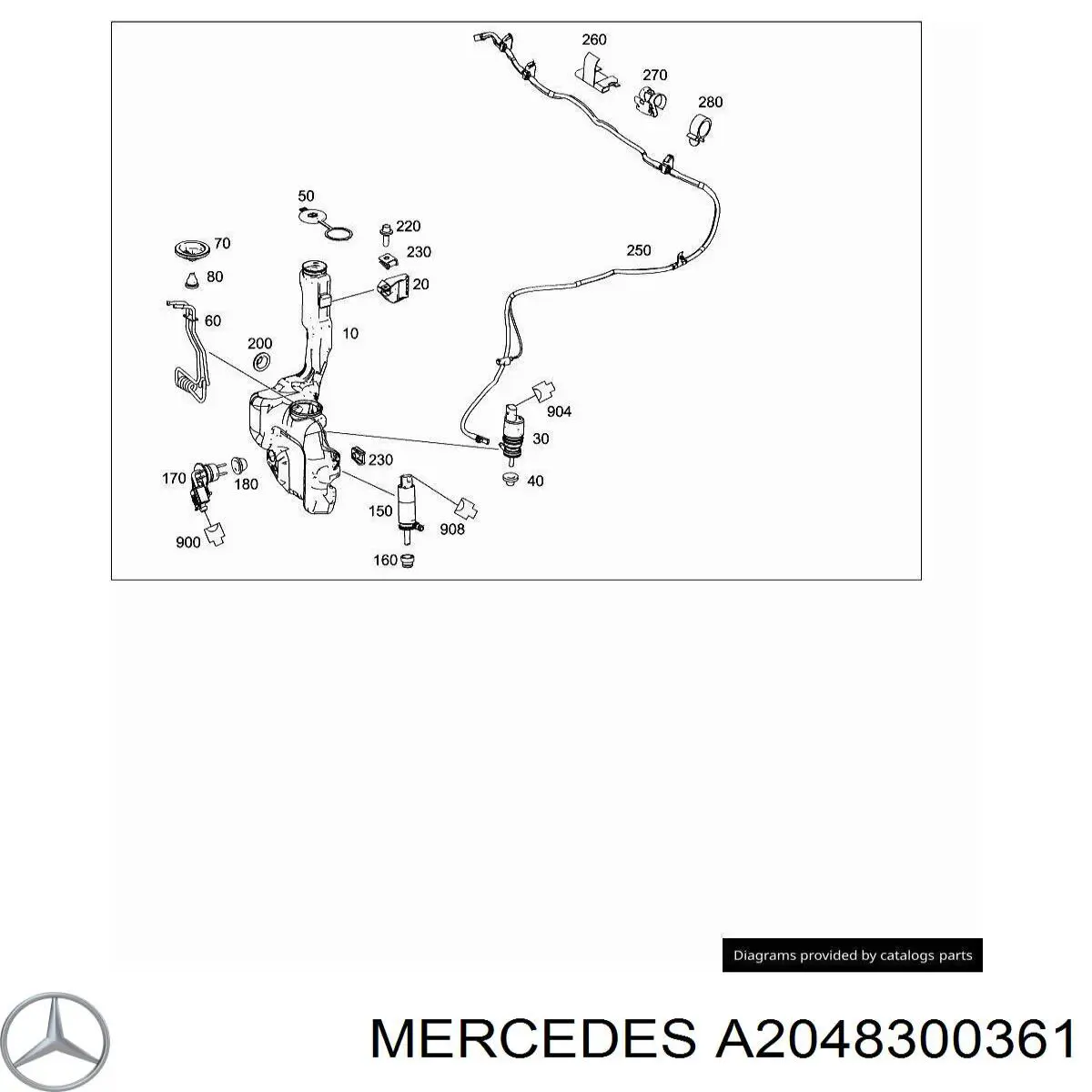 A2048300361 Mercedes 