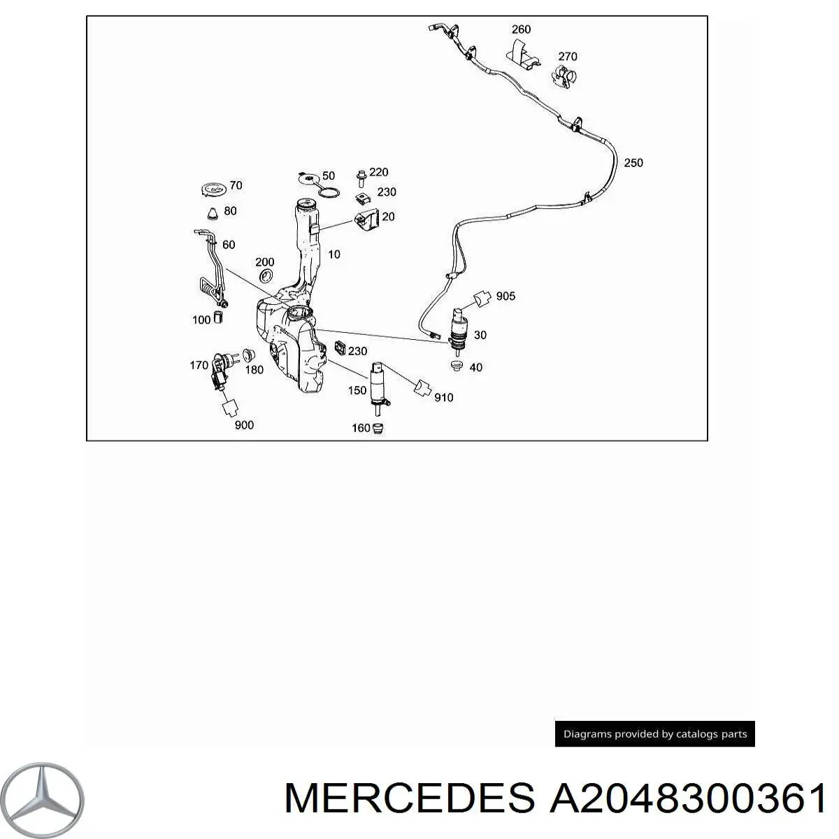  Mercedes A2048300361 ціна, від 45.15 USD