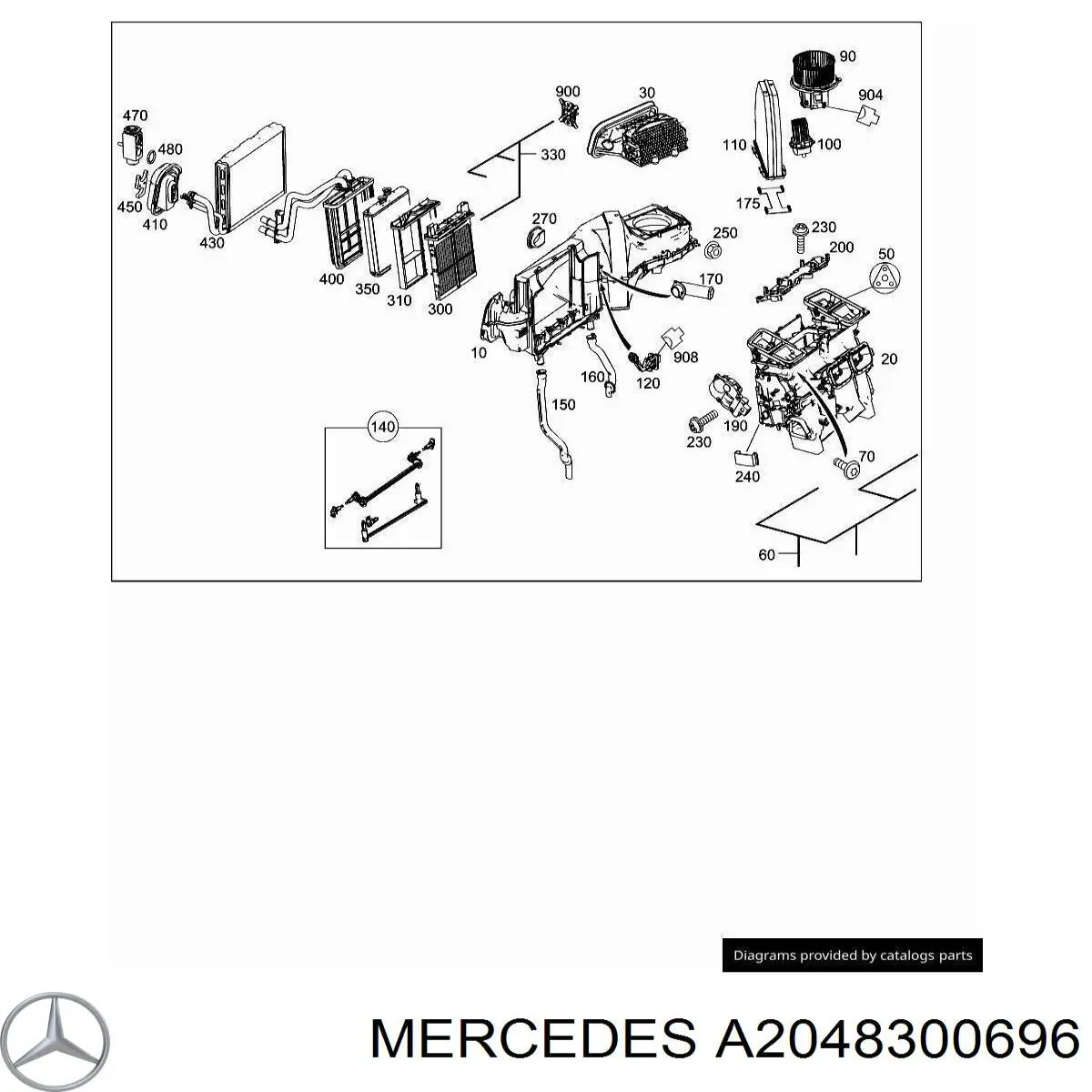 A2048300696 Mercedes 