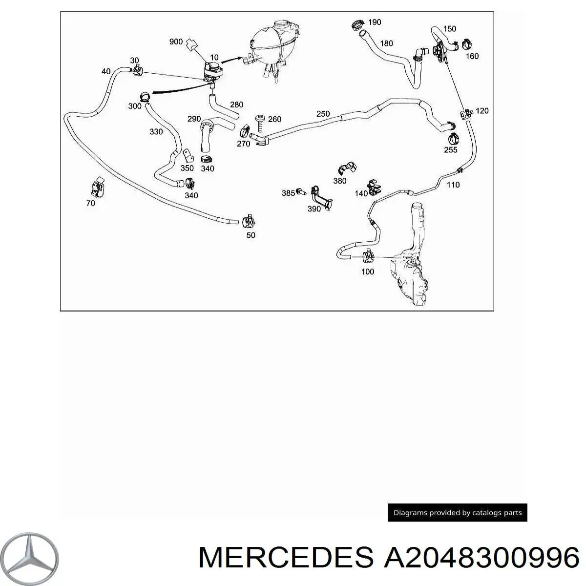  Mercedes A2048300996 ціна, від 8.47 USD