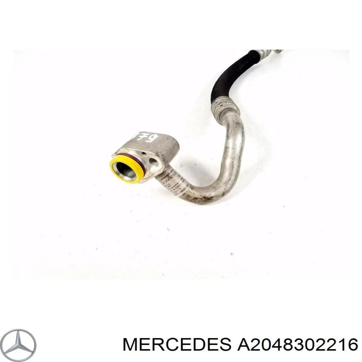 Шланг кондиціонера, від випарника до компресора A2048302216 Mercedes
