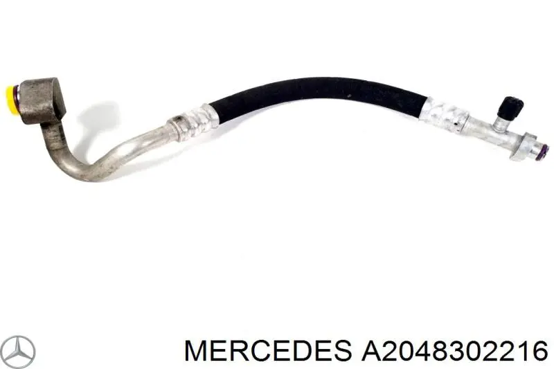 Купити A2048302216 Mercedes Шланг кондиціонера, від випарника до компресора